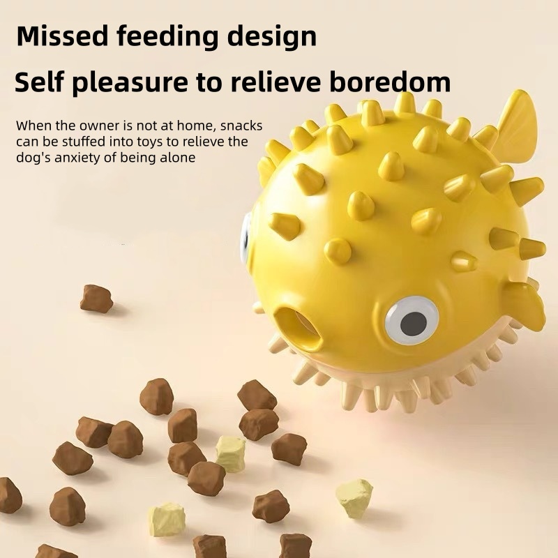 Interactive Bouncing Fish Trea - огляд і ціна Dog Puzzle Feeder Toy
