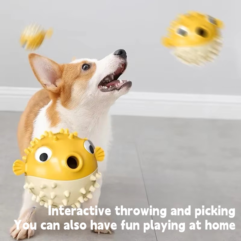 Interactive Bouncing Fish Trea - огляд і ціна Dog Puzzle Feeder Toy