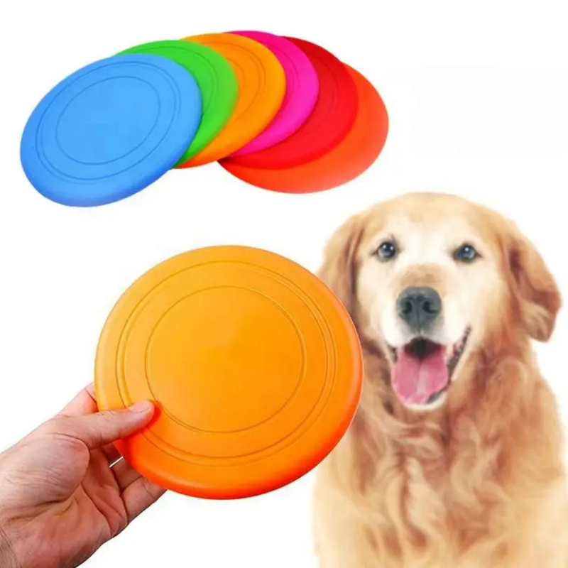 Chewable Soft Rubber Flying Di - огляд і ціна Flying Disc Dog Training Toy
