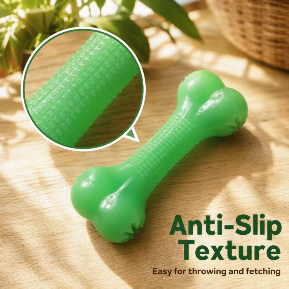 Glow in Dark TPR Dog Bone Toy, - огляд і ціна Teeth Cleaning Dog Chew Bone