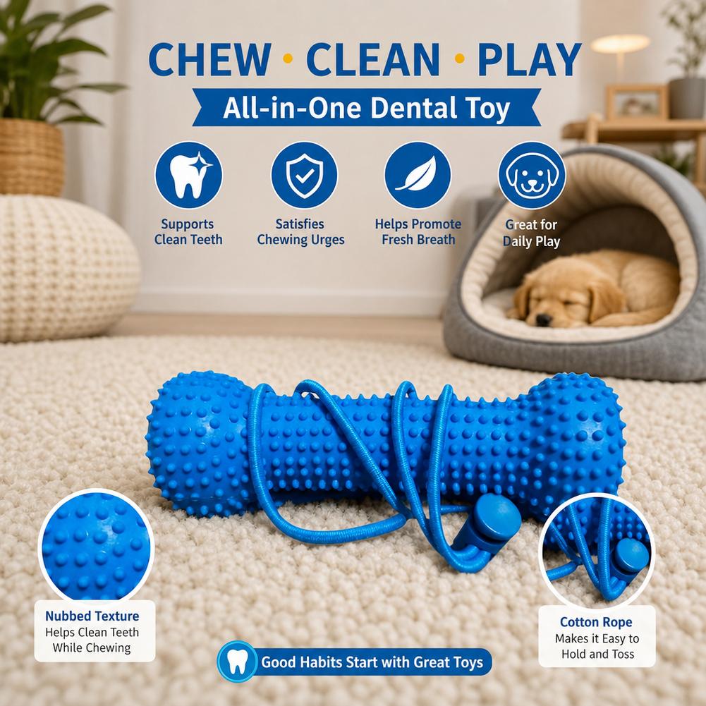 Dog Teething Dental Chew Stick - огляд і ціна Teeth Cleaning Dog Chew Bone