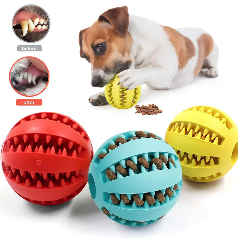 1/2pcs Dog Toy Ball Interactiv - огляд і ціна Indestructible Dog Chew Toy